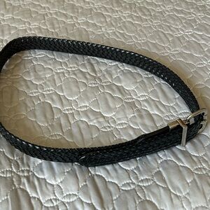 Chaps Black Woven Men's Belt